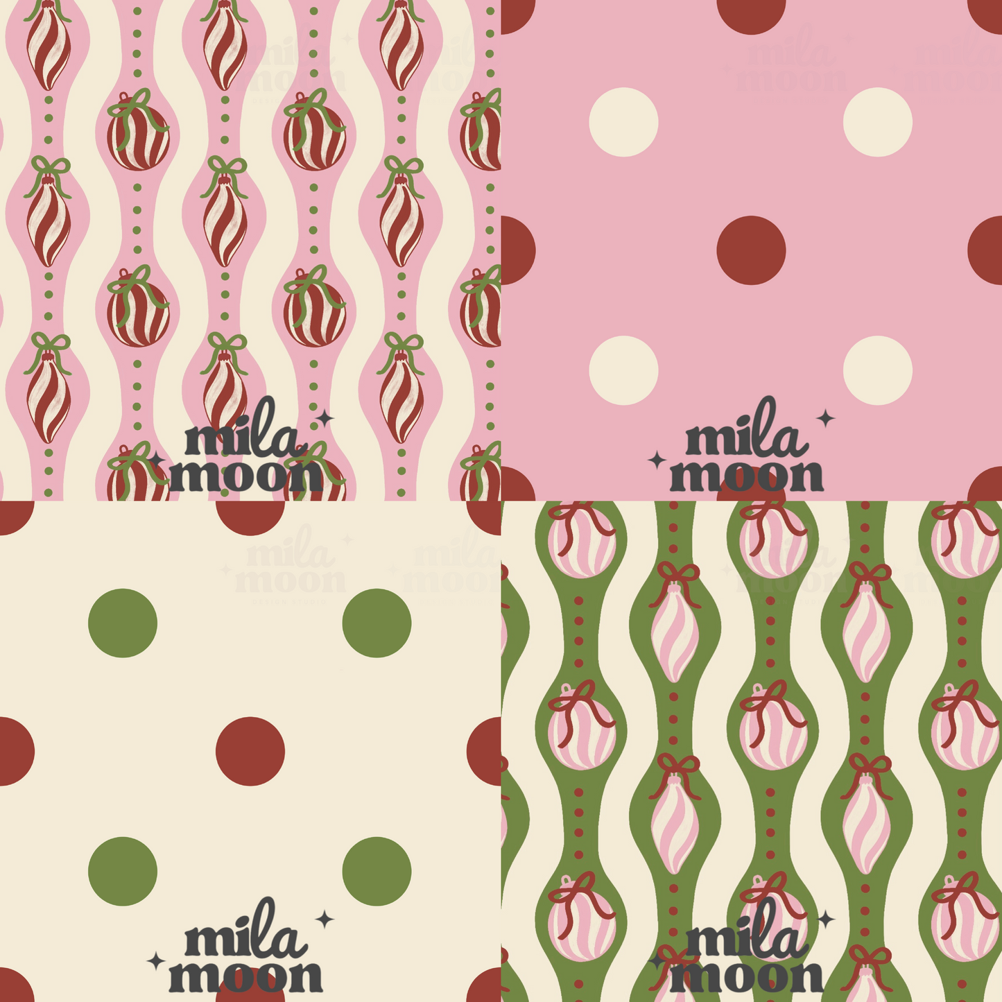Christmas Ornaments - Bundle of 12