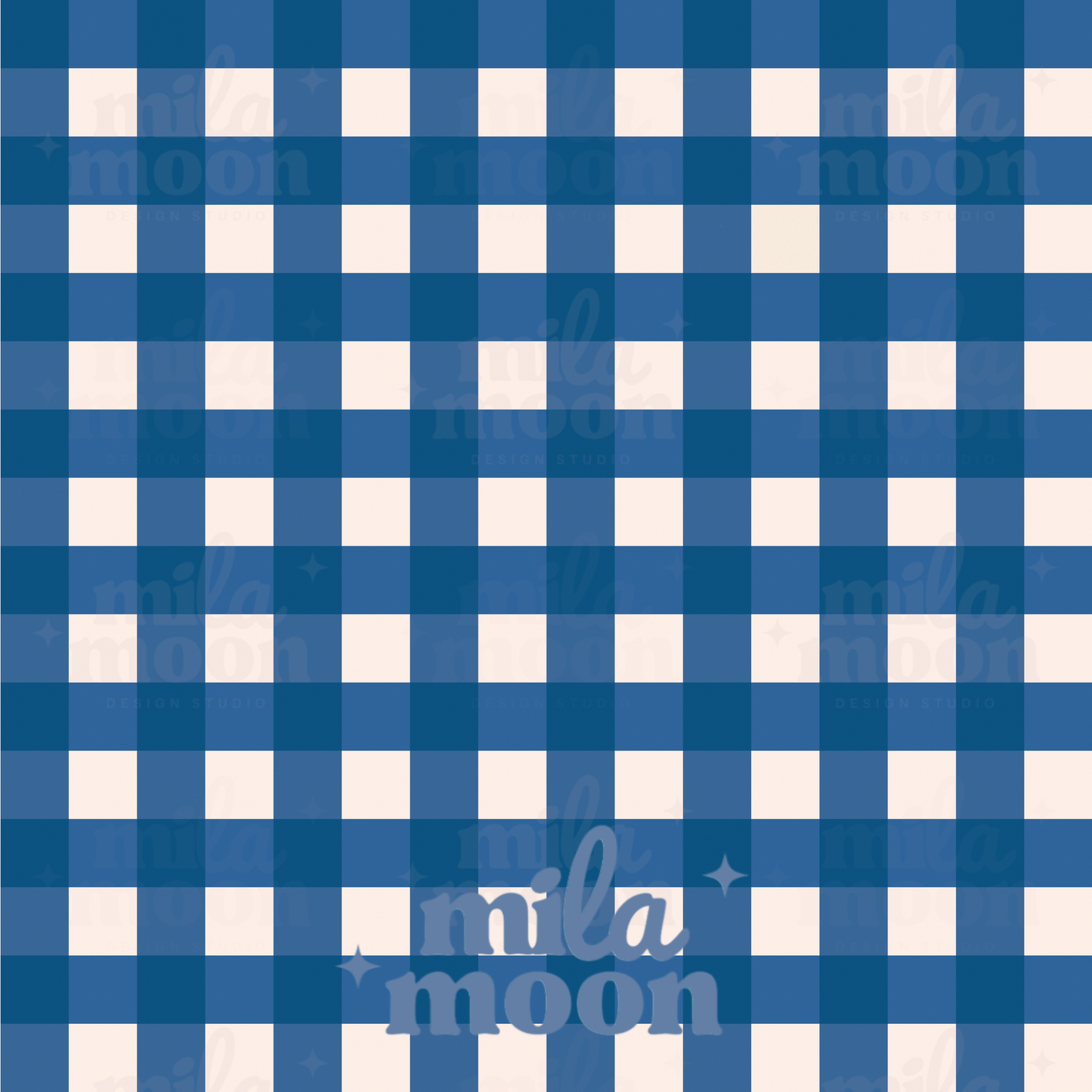 Blueberry Gingham