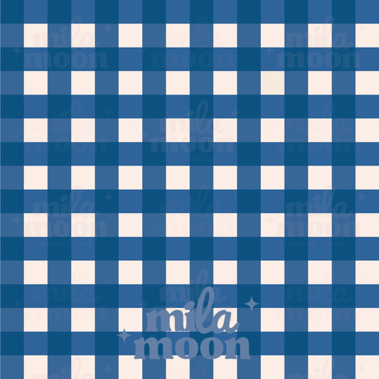 Blueberry Gingham