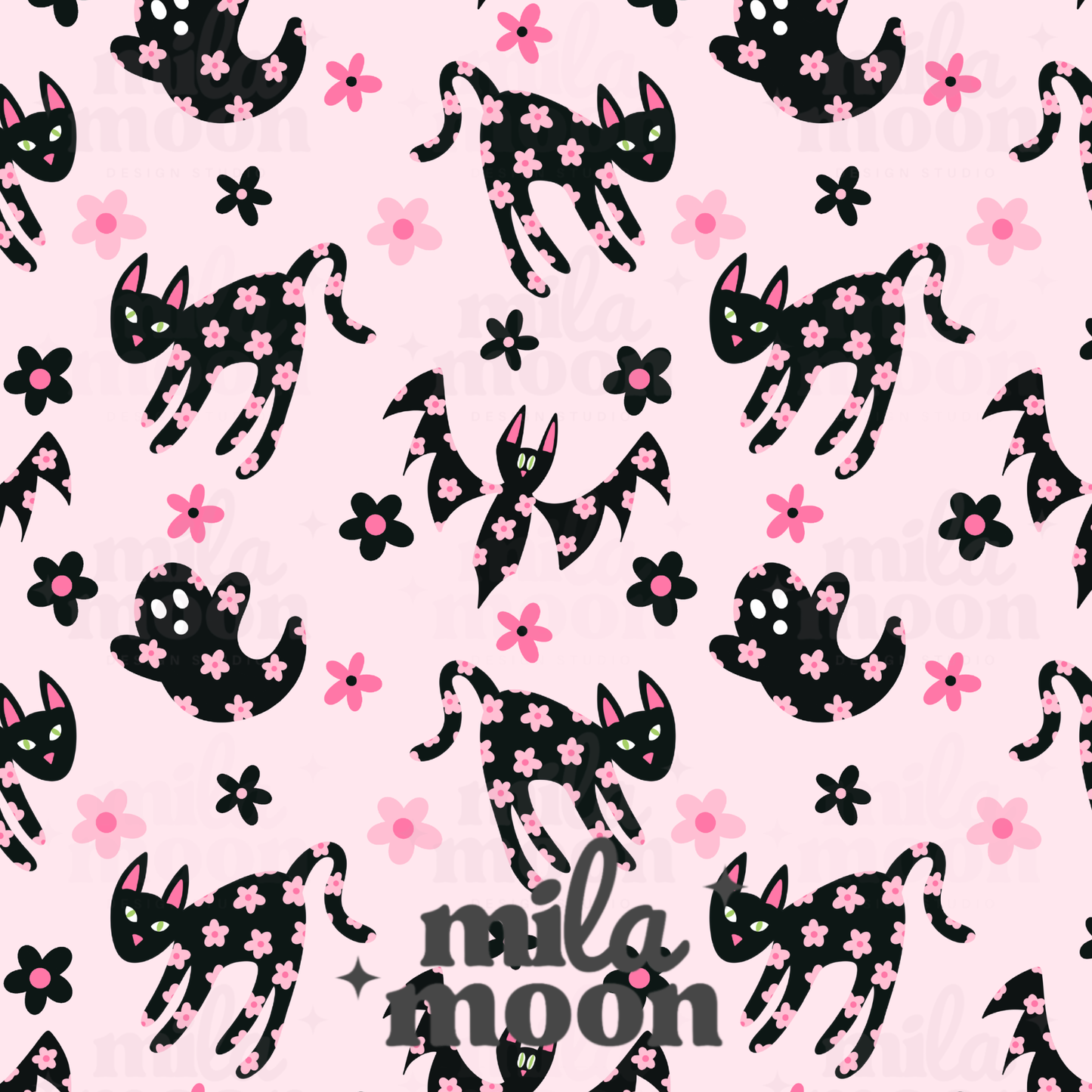 Spooky Cute Pink & Black