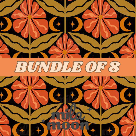 Boho Moon Floral Moon Bundle