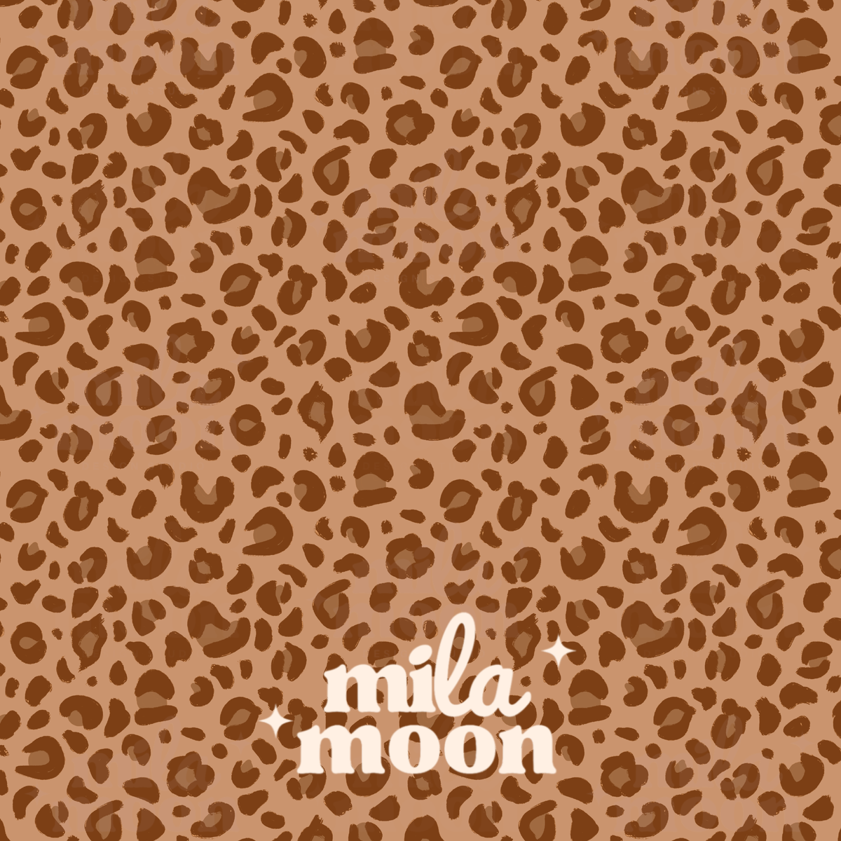 Vintage Leopard Floral