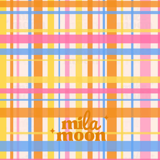 Fruit Stripes Plaid