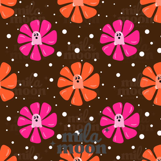 Retro Ghosties Brown