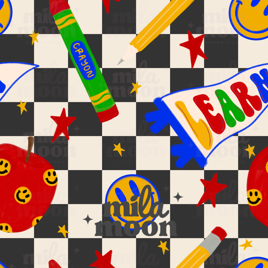 BTS Primary Black Checkers
