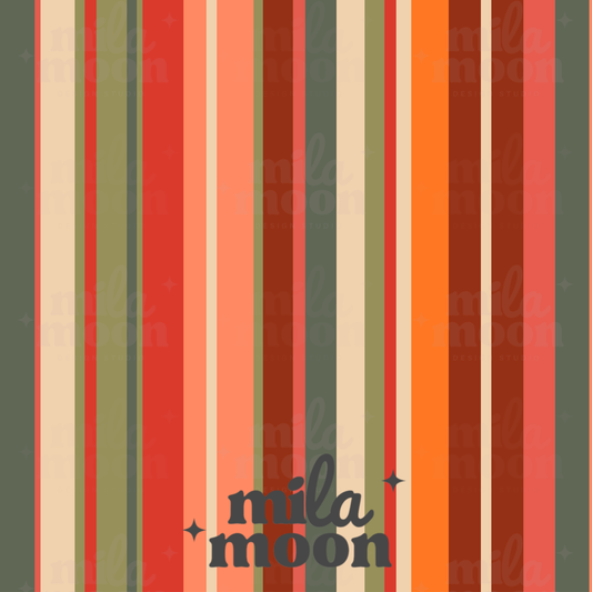 Fall Dopamine Rust Stripes