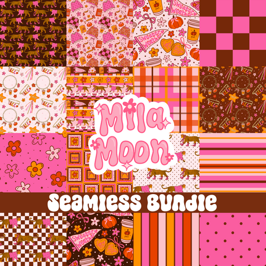 Fall Girly Seamless Bundle of 17