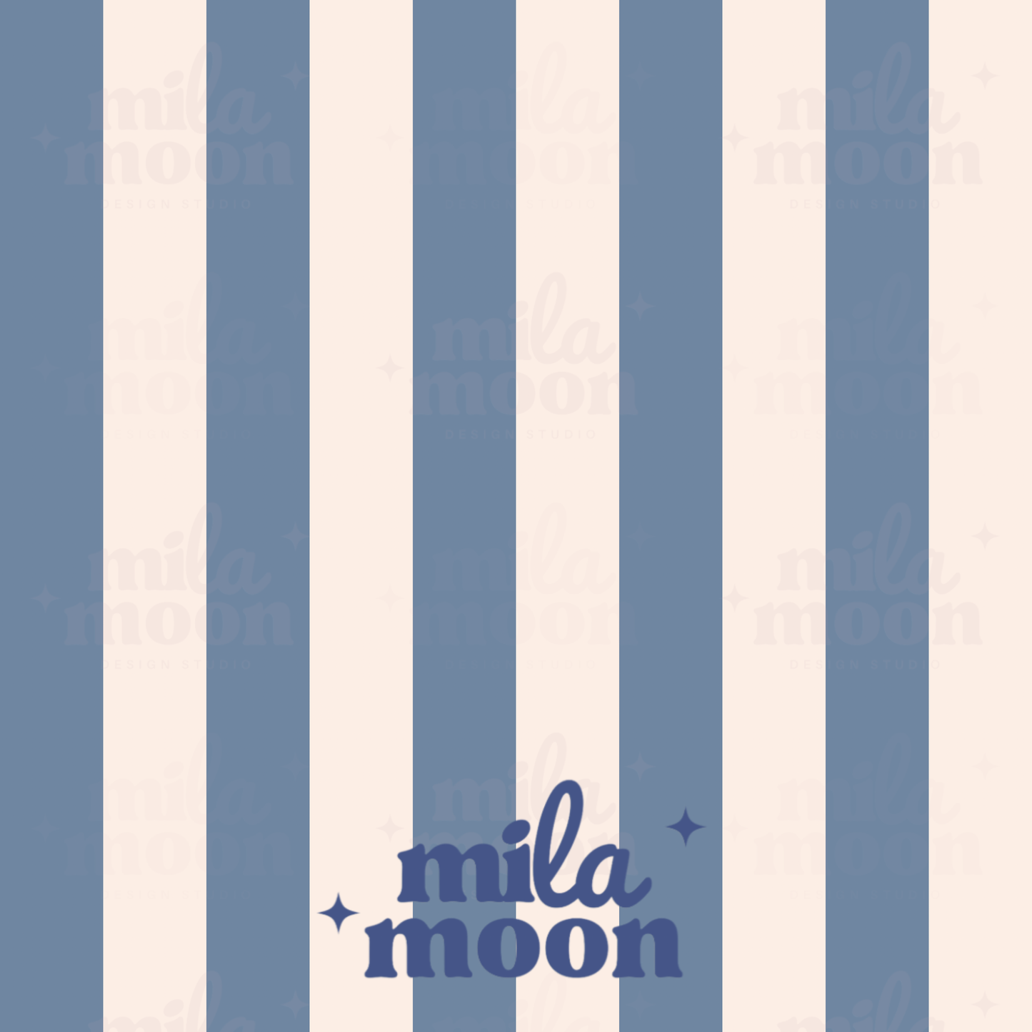 Lemon Blue Stripes