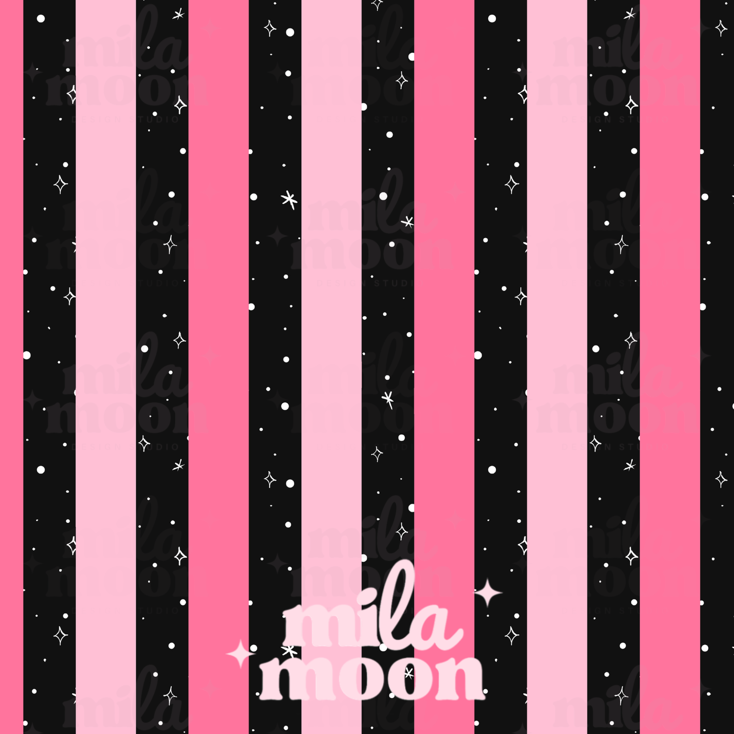 Halloween Potions Pink Stripes