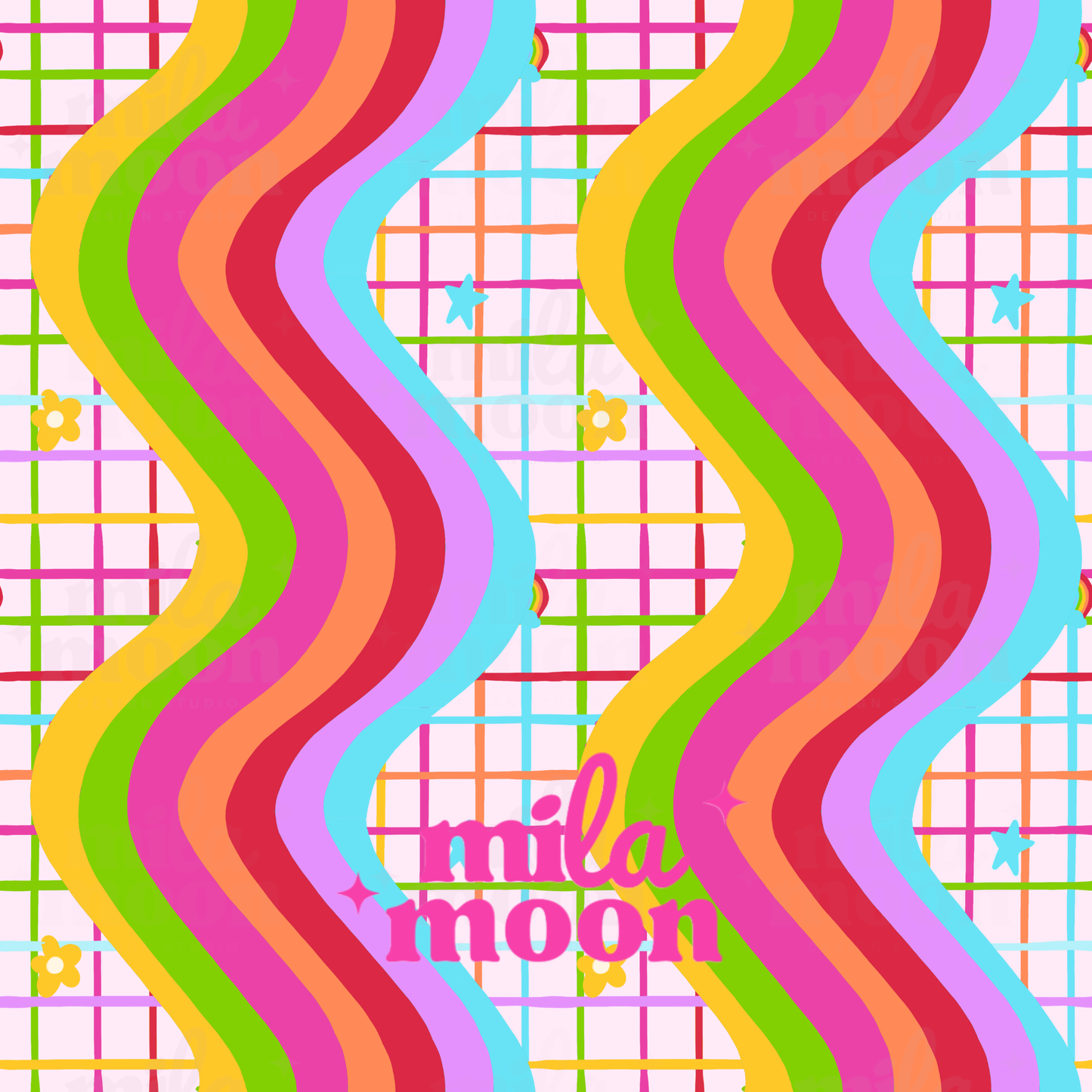 Summer Treats Rainbow Wavy
