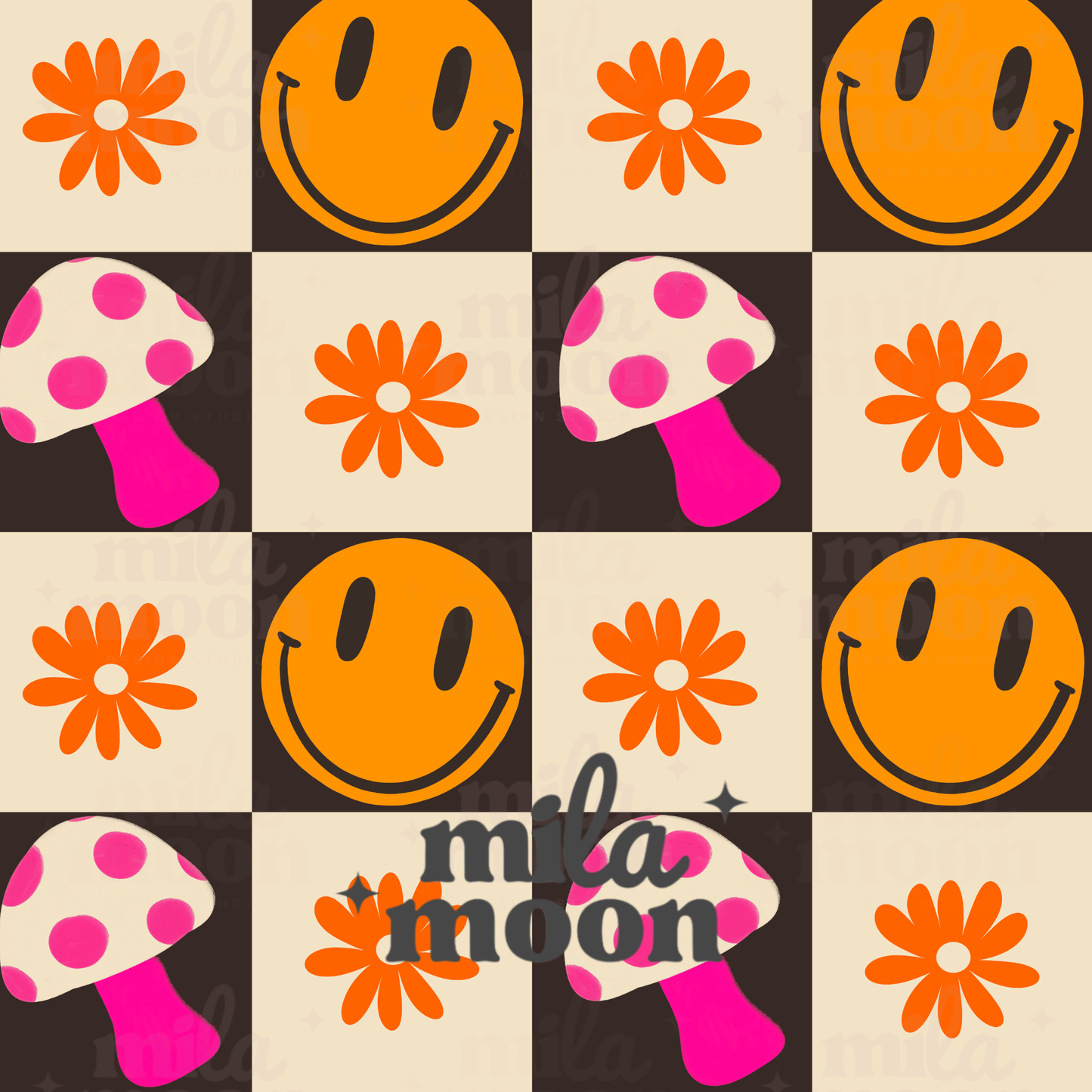 Groovy Smiley Checks