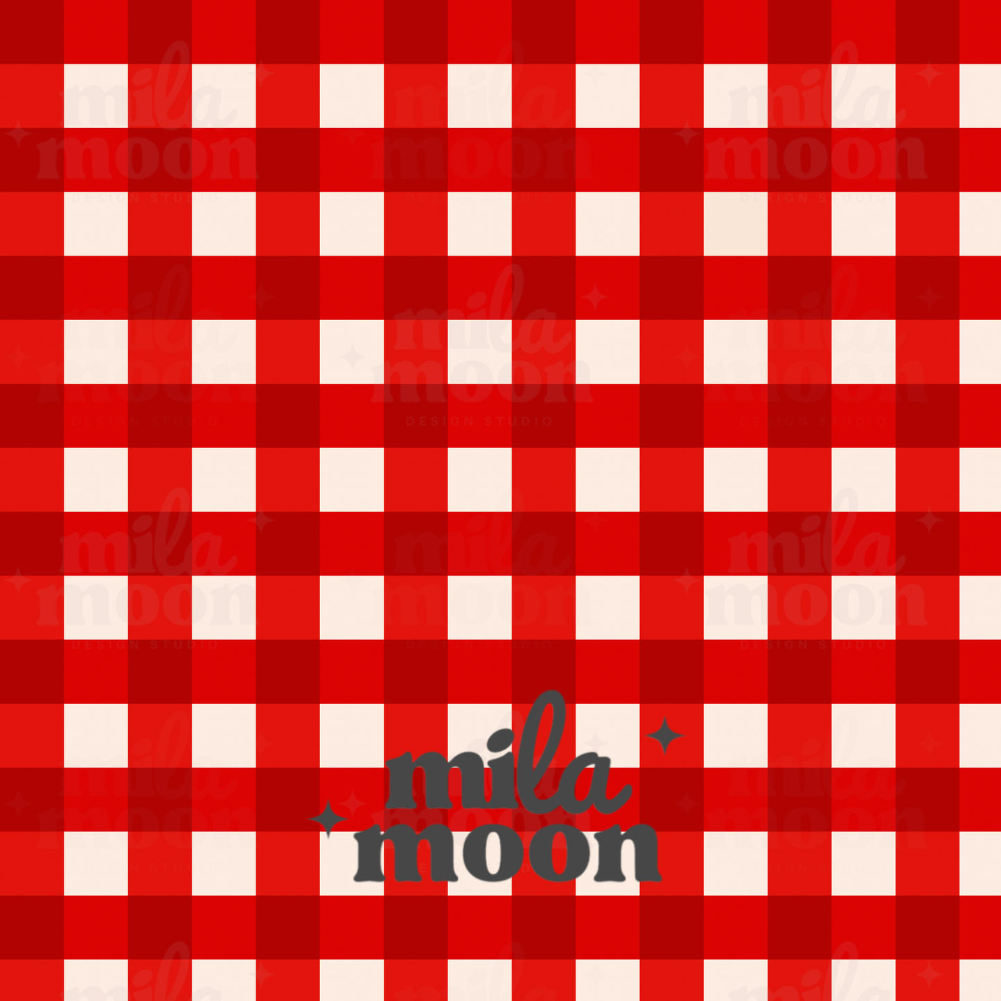 Berries Red Gingham