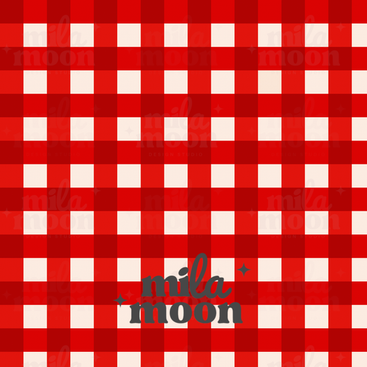 Berries Red Gingham