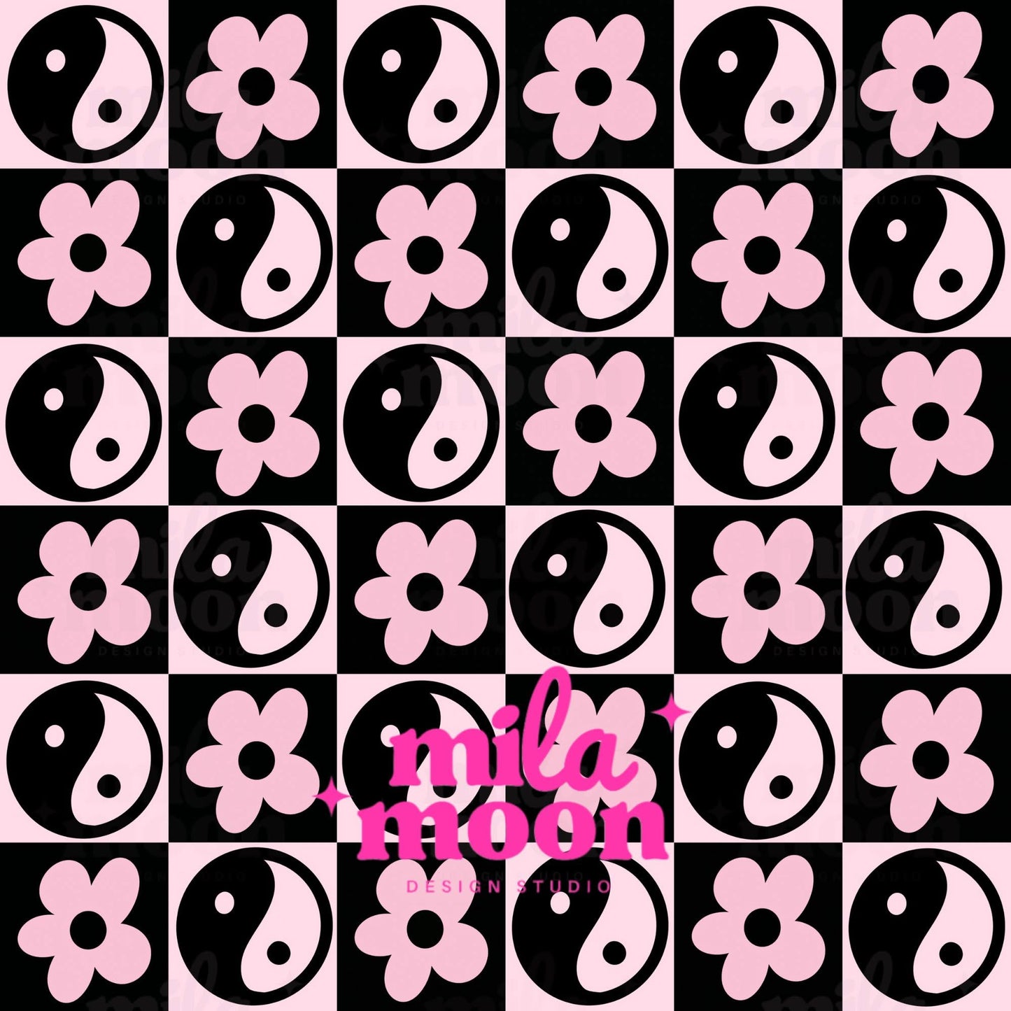 Floral Yin Yang