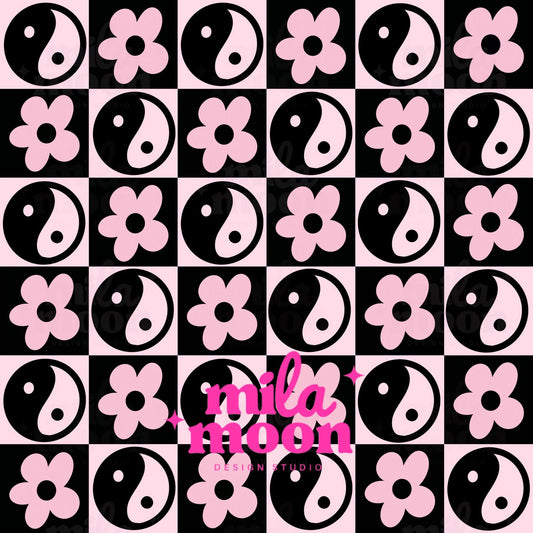 Floral Yin Yang