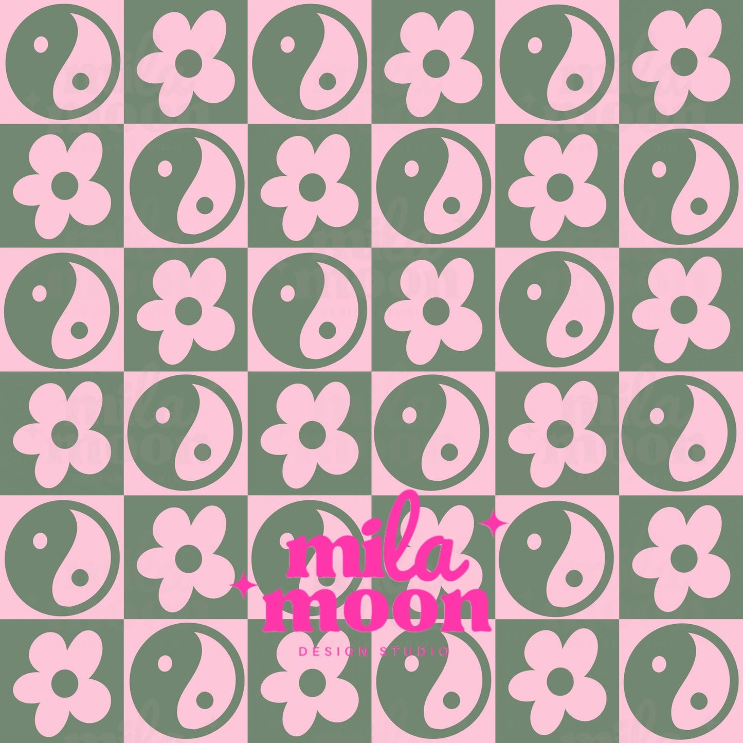 Floral Yin Yang
