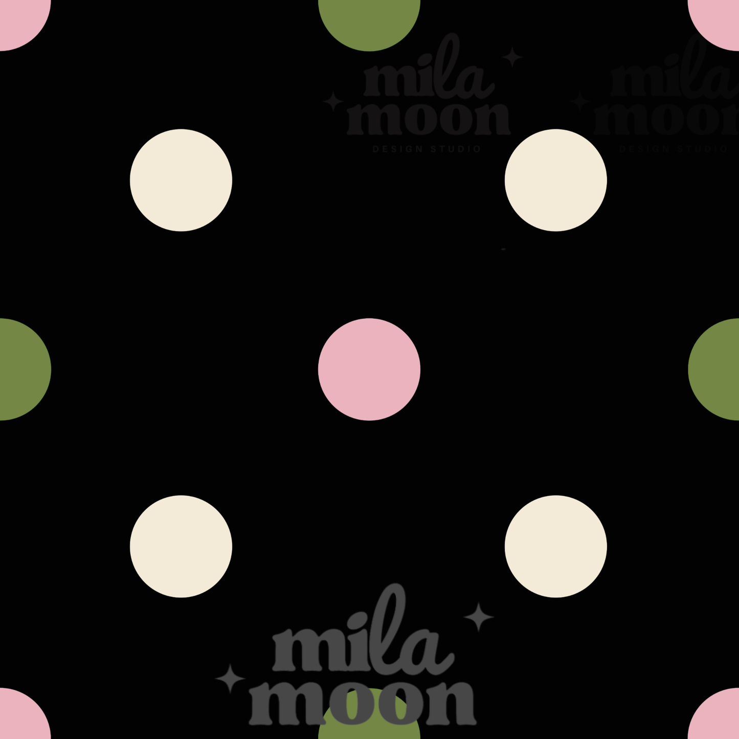 Christmas Polkadots Bundle of 6