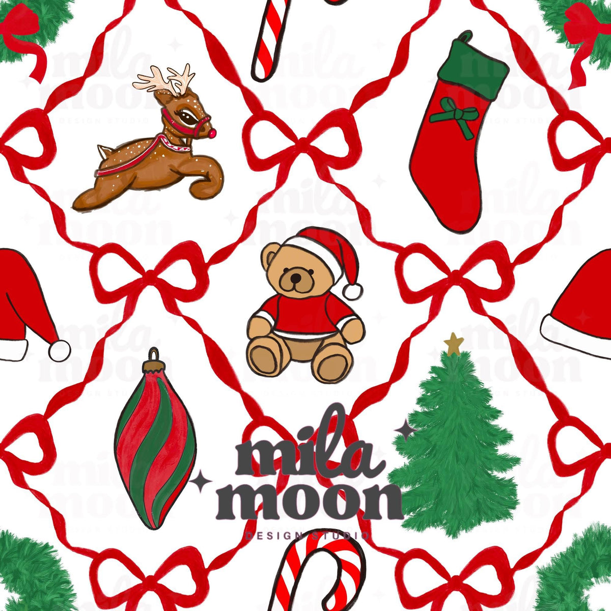 Christmas Vintage Bows